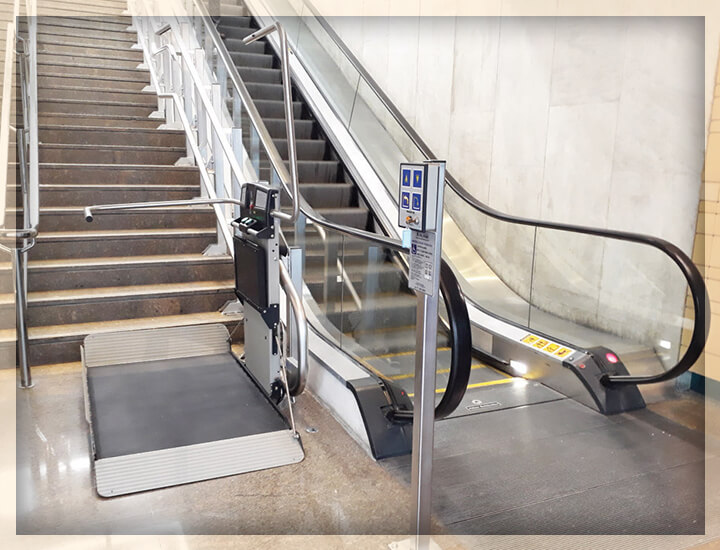 elpm acessibilidade conheca escada rolante